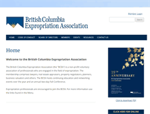 Tablet Screenshot of bcexpropriationassociation.ca